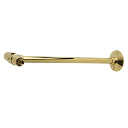 Kingston Brass Vintage 12" Wall Support, Polished Brass CCS122